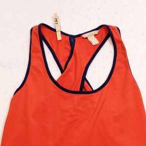Banana Republic Pullover Casual Tank Top Shirt Womens Size Small S Orange Blue